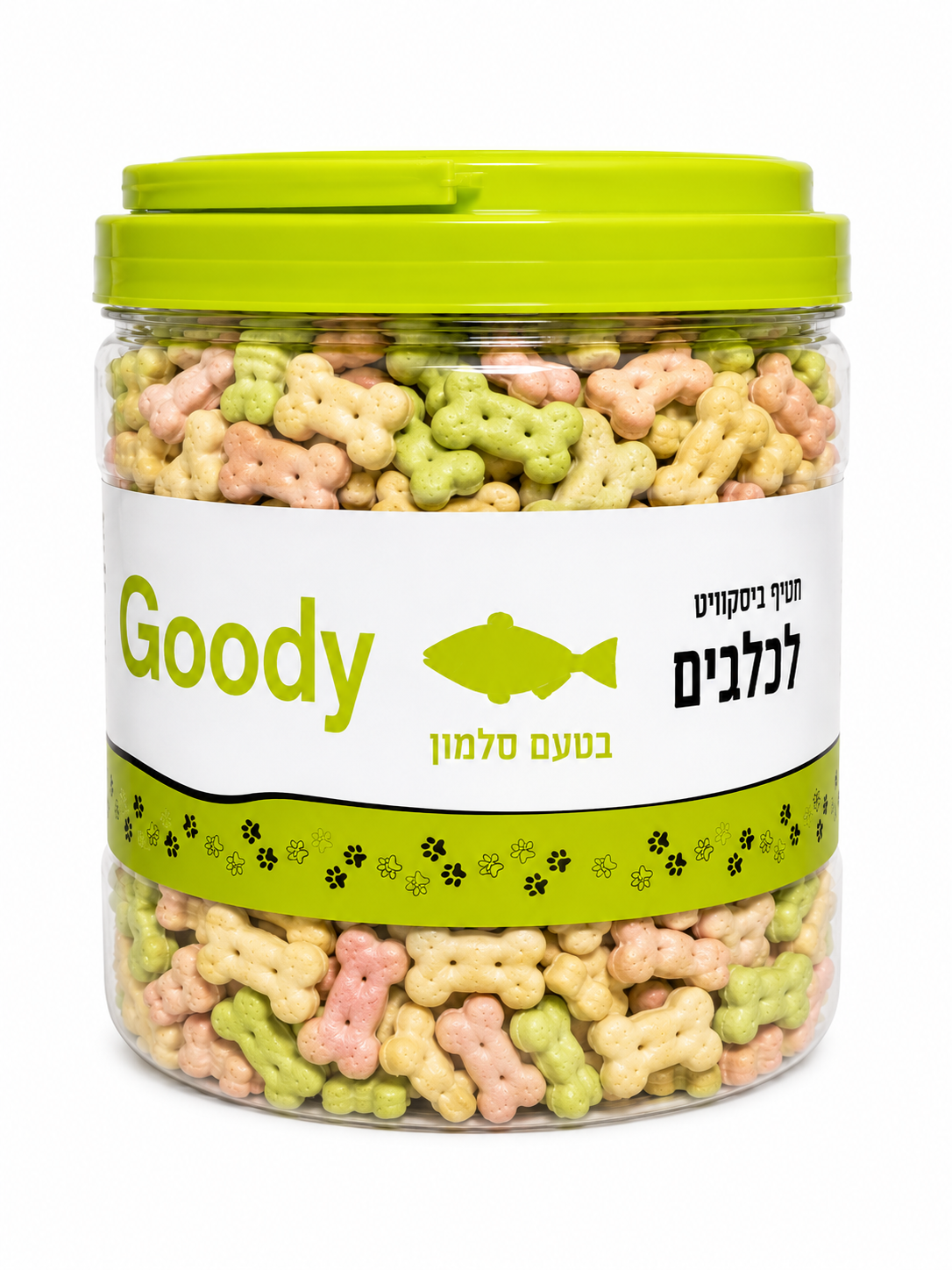 ביסקוויט לכלב בטעם סלמון 500 גרם