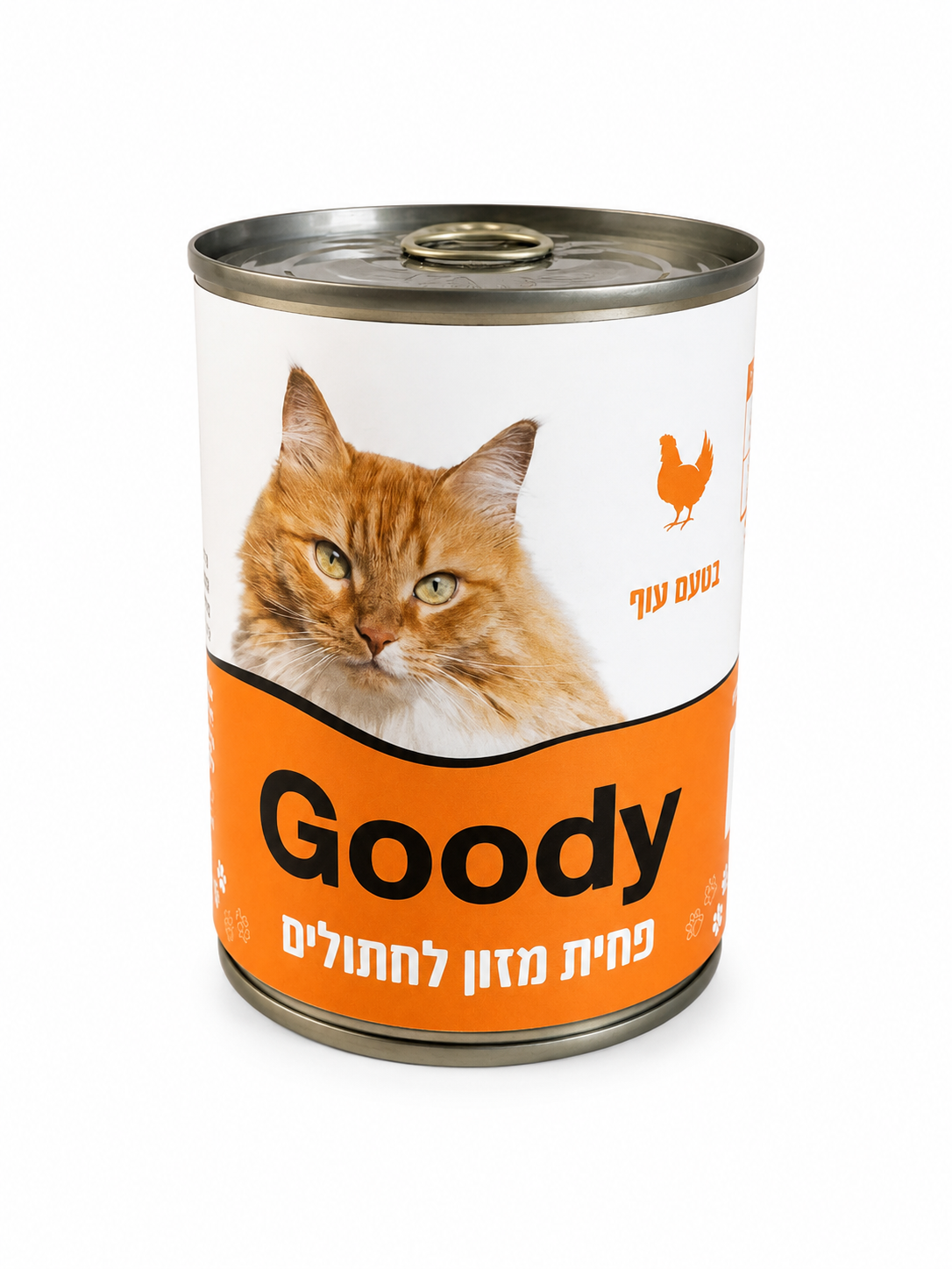 שימורים לחתול בטעם עוף