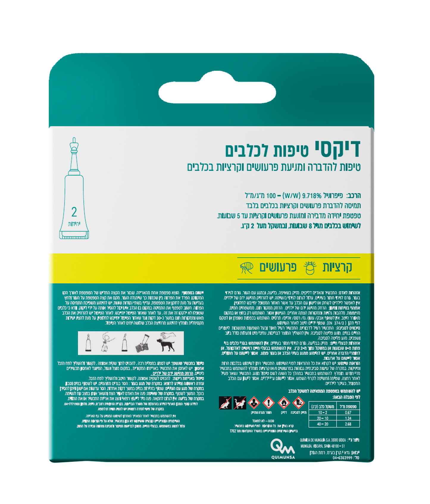 Fipro 0.67 טיפות לכלבים של